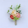 DIY278 Flower & ribbon wedding flower wrist and corsage (6 Colors)