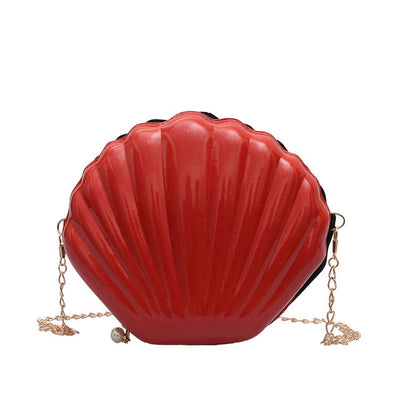 CB288 Mini shell Shape Leather Shoulder Bags ( 8 Colors )