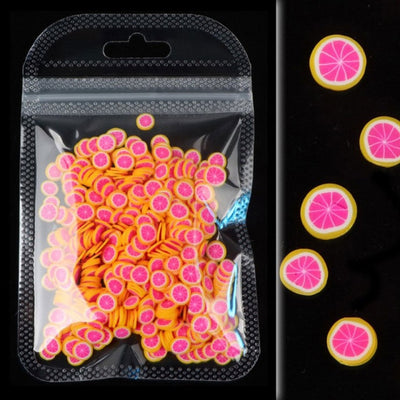 BC02 : Mixed 3D Fruit & Flowers for DIY Manicure