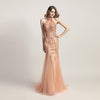 PP385 Halter Backless Mermaid Evening Dresses (2 Colors )