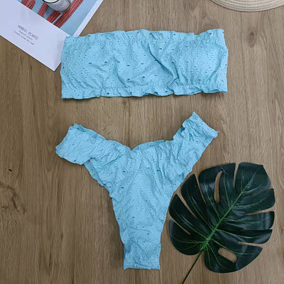 SW41 Two-pieces Swimming Suits ( 12 Colors )