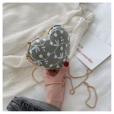 CB296 : 8 styles Heart Shape Shoulder Bags