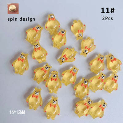 BC23 Cute animal cartoon for DIY Manicure Accessories