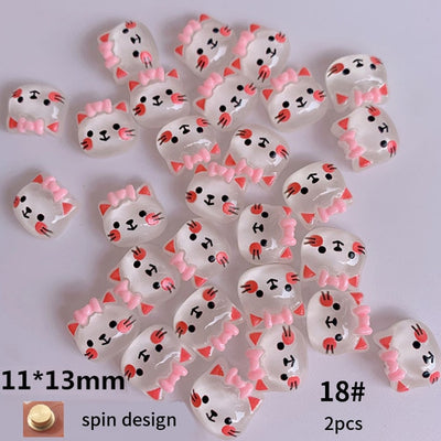 BC23 Cute animal cartoon for DIY Manicure Accessories