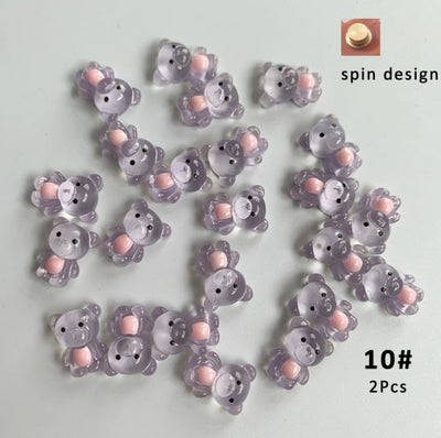 BC23 Cute animal cartoon for DIY Manicure Accessories