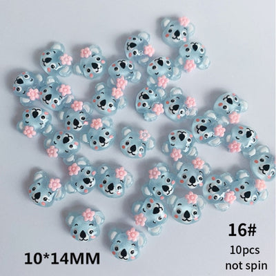 BC23 Cute animal cartoon for DIY Manicure Accessories