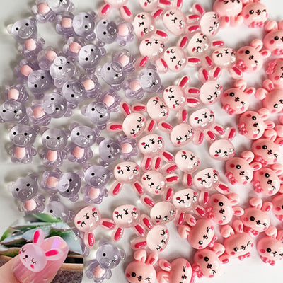 BC23 Cute animal cartoon for DIY Manicure Accessories