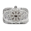 CB134: 2 styles Glitter pearls rhinestone Bridal clutch Bags