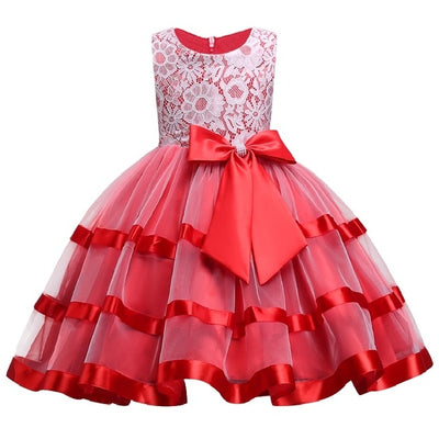 FG374 : 2 Styles Layered Dresses for Girls