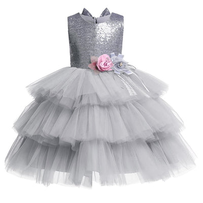 FG374 : 2 Styles Layered Dresses for Girls