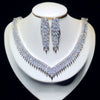 BJ525 : 3pcs High quality Wedding jewelry sets (Necklace+Earrings )