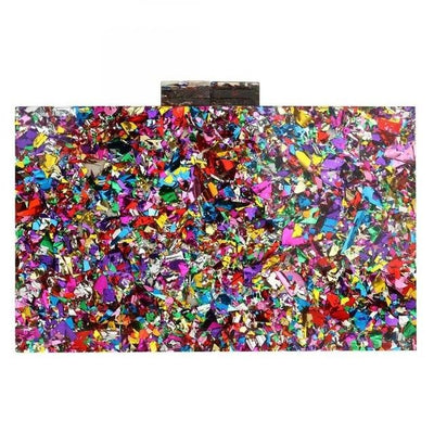 CB230 Blingbling Acrylic Party Clutch Bags ( 4 colors)