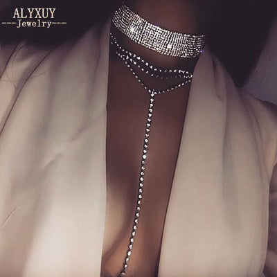 BJ228 : 3 Styles of Fashion Crystal necklaces