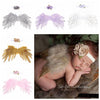 PH30 Newborn Photography prop Angel wing + headband sets ( 8 Colors )