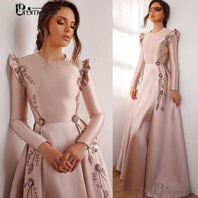 PP325 Vintage Muslim Evening Dress
