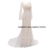 CW556 flare sleeve boho Bridal dress