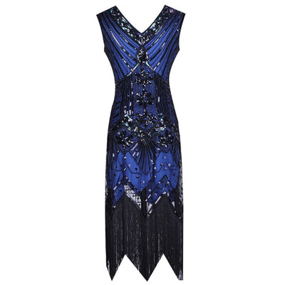 KP22 Plus Size sequin Great Gatsby Dresses ( 9 Colors )