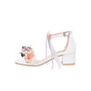 BS107 Sweetie flower Bridal Shoes (3 Colors)