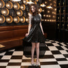 BH402 short front long back Sequin homecoming dresses( 5 Colors )