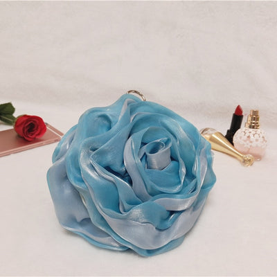 CB86 Rose flower Bridal Clutch Bags (14 Colors)