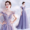 BH413 Purple Bridesmaid Dresses
