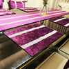 DIY438 Purple Table Runner, table Mat ,Pillow case