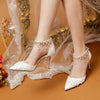BS324 White wedding shoes (7/9cm)