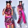 KP100 Pink Chinese Style stage Dance Costumes ( 2 styles )