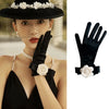 BV263 Vintage Short Satin Bridal Gloves ( 7 Styles )