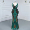 MX621 Plus size Evening dress sleeveless mermaid sequin ( 3 colors )