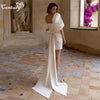 SS294 Short Wedding Dress with Detachable Bow