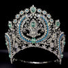 BJ657 Artificial Miss teen Earth Crown for Pageant Fans ( 7 Colors )