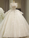 CW949 Off The Shoulder Wedding Dress