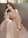 BH434 Sequin tulle Bridesmaid dresses