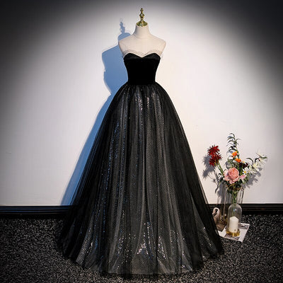 CG383 Black Wedding dress for Pre-wedding photoshoot