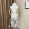 BV184 Wedding Veils embroidery Feather