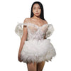 KP114 White Dance Costume