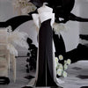PP616  Custom-made Simple Strapless Prom dress