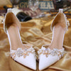 BS307 white Wedding Shoes