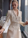 TJ182 Custom-made fashion beaded Coat for women