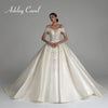 HW565 High grade satin wedding gowns