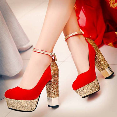 BS161 Classic Glitter Bridal Shoes ( 7 Colors )