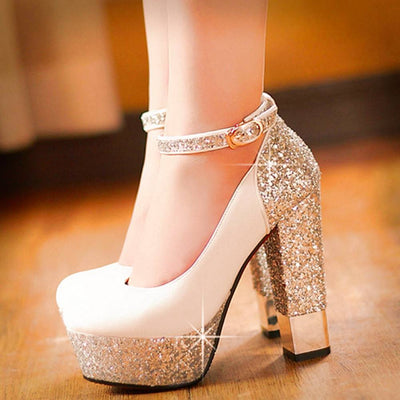 BS161 Classic Glitter Bridal Shoes ( 7 Colors )