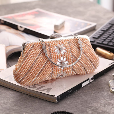 CB241 Pearls Evening Clutch Bags ( 3 Colors )