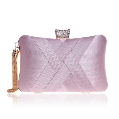 CB206 :  Styles of Classic clutch Bags with tassel (6 Colors)