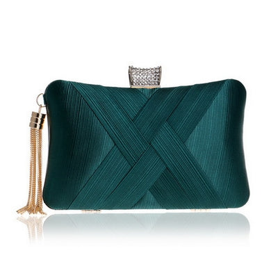 CB206 :  Styles of Classic clutch Bags with tassel (6 Colors)