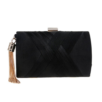 CB206 :  Styles of Classic clutch Bags with tassel (6 Colors)