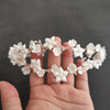 BJ430 Luxury Crystal Pearls Flower Bridal Tiara ( 3 Colors )
