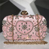 CB140 Handmade  Rhinestones & Pearl  Clutch Bags ( 3 Colors )