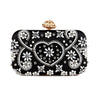 CB140 Handmade  Rhinestones & Pearl  Clutch Bags ( 3 Colors )